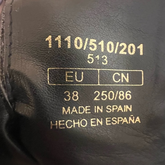 ZARA snakeskin embossed ankle boots square toe block heel - Picture 14 of 16